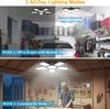 Solar Shed Light 267LED Motion Sensor Pendant, Indoor Outdoor, 2 Modes + Timer Remote