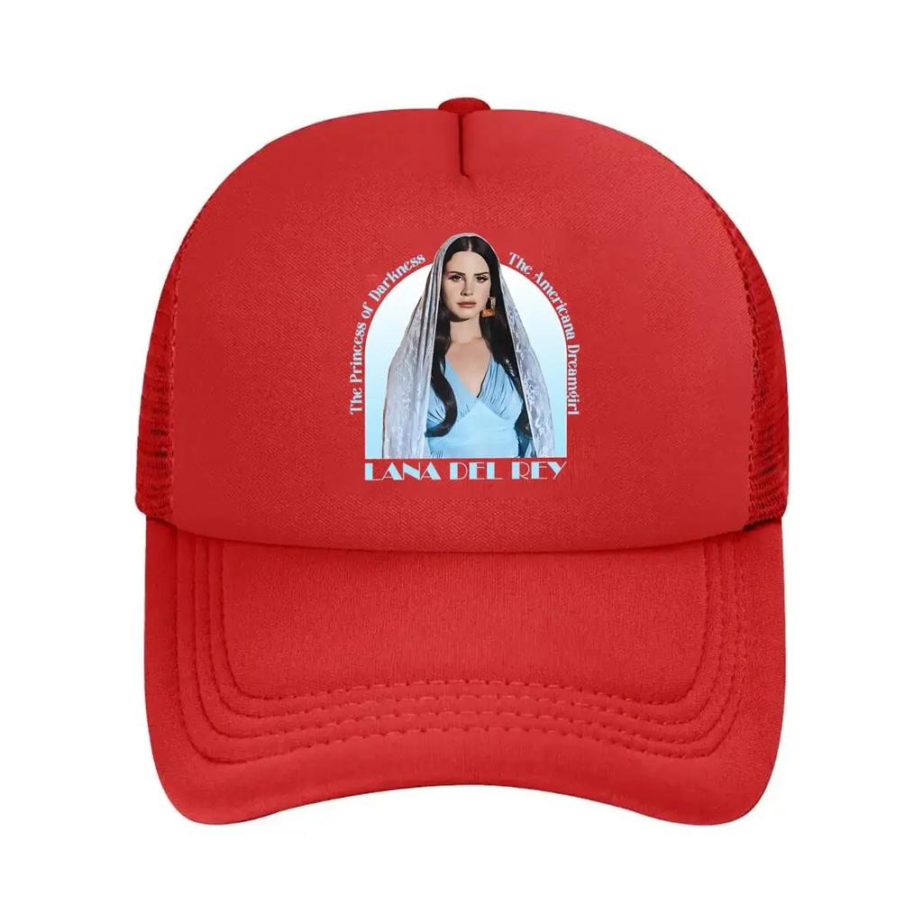 Lana Del Rey Music - Inspired, Pop Artist Tribute Design Mesh Baseball Cap