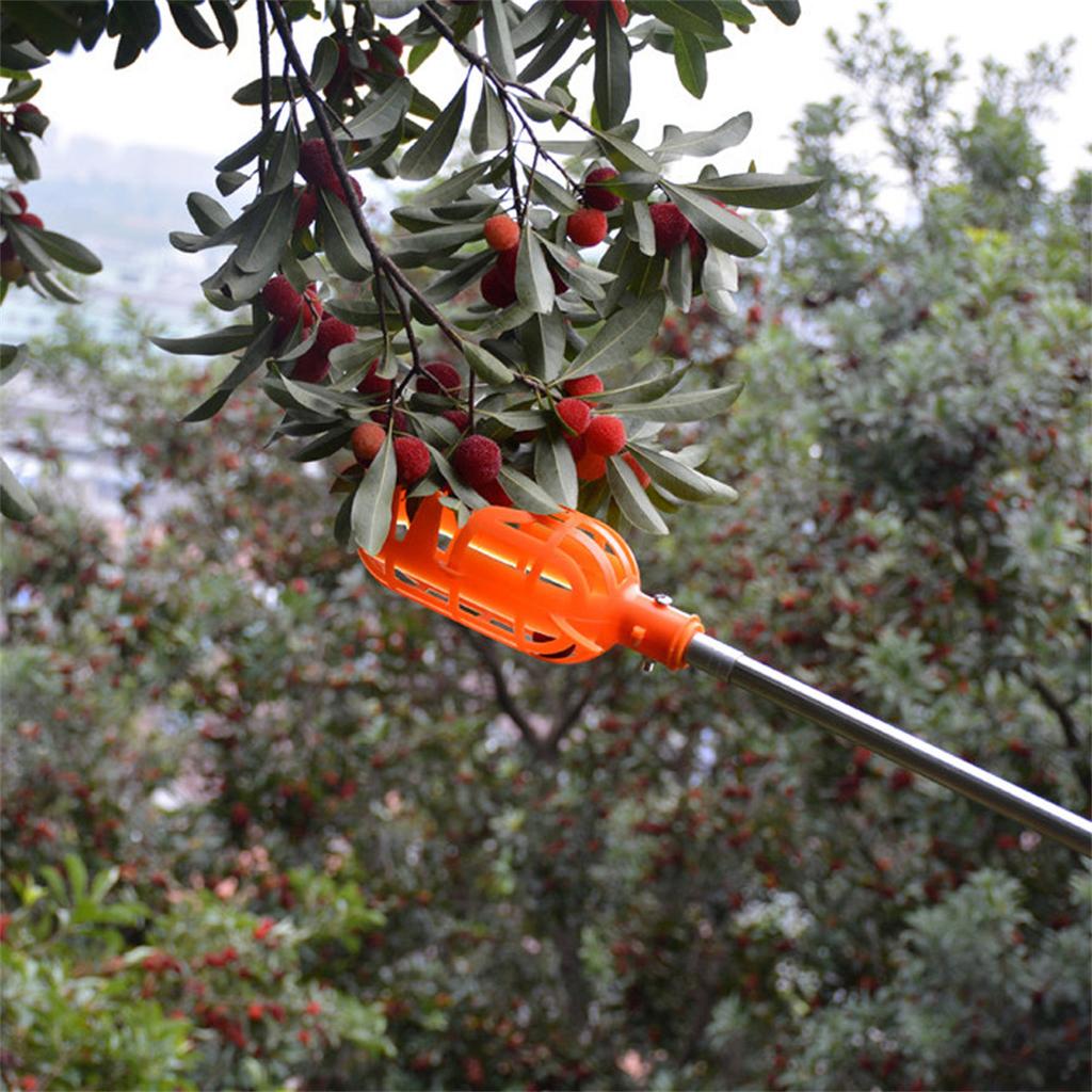 1Pc High-altitude Plastic Fruit Picking Tool Garden Orchard Field Basket Fruit Picker Head Apple Pear Peach Lemon Fruits Picking