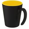 Glass "Oli" 360 Ml Ceramic Mug with Handle Yellow