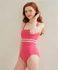 Kkommeutin Waist-Point Swimsuit Vivid Pink