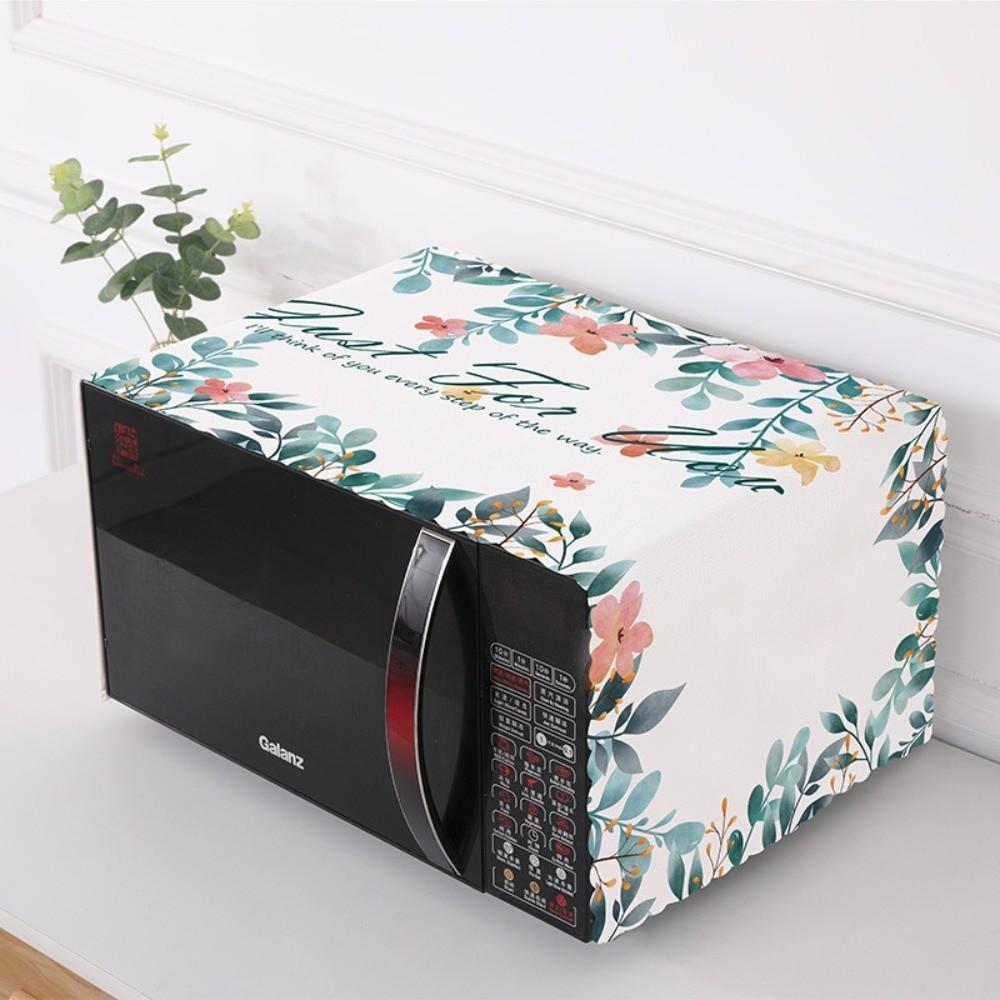 Super Soft Microwave Oven Dust Cover Oilproof Dustproof Kitchen Appliance Cover Microwave Protective Cloth