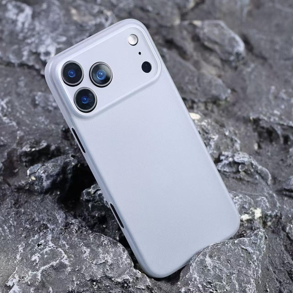 Schlanke atmungsaktive mattierte Hülle für iPhone 17 16 15 14 13 12 11 Pro Max 7 8 Plus SE 17 Air Harte PC-Stoßfeste Abdeckung