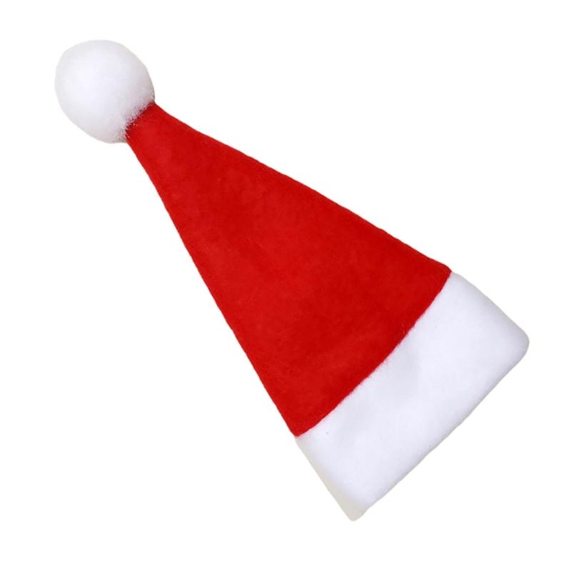 30pcs Mini Christmas Santa Hats Kitchen Tableware Silverware Holders Accessories