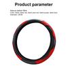 Steering Cover Tight Stitch Eco-friendly Decorative Faux Leather Anti Slip Steering Wheel Cover for Decoration
