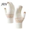 Outdoor Sports Skiing Gloves for Extreme Cold Thermal Knit Gloves, Thickened Velvet Lining And Elastic Ribbed Cuffs Winter Essential Climate