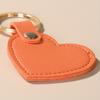 Leather Key Chain Fashion Leather Heart Shape Keychain Women Car Key Holder Home Key Ring Charm Bag Car Pendant Gift