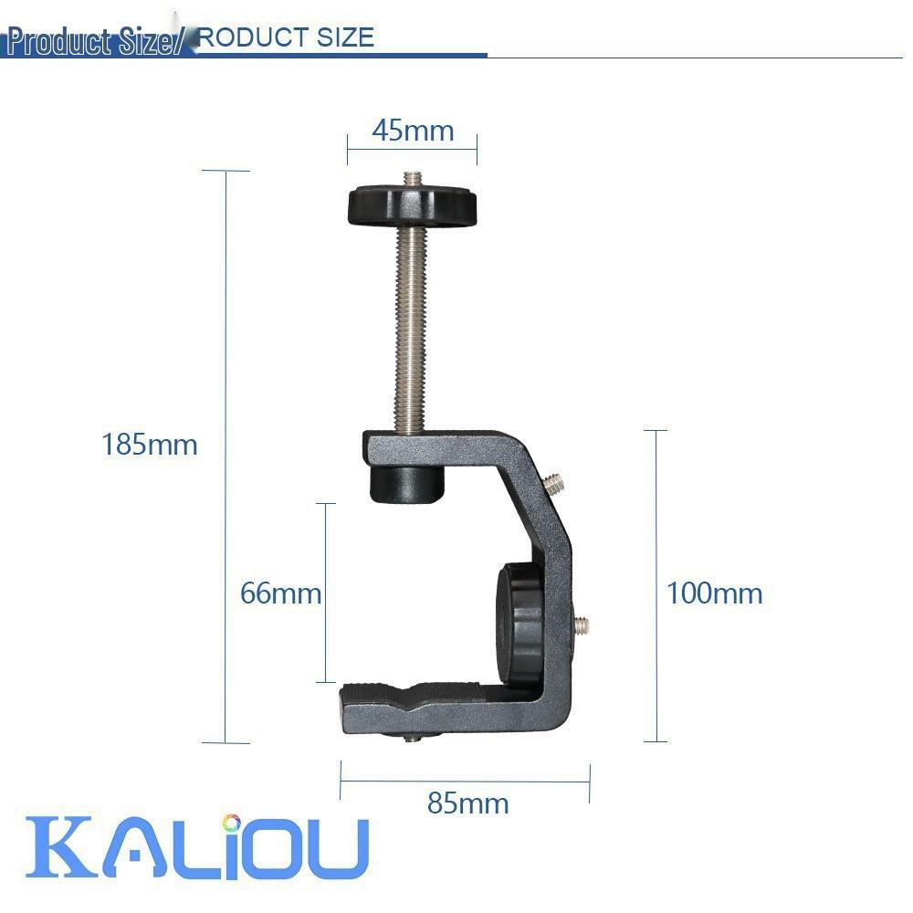 Universal Magic Arm Bracket with Ball Head & Clamp for Camera, Monitor, and Projector