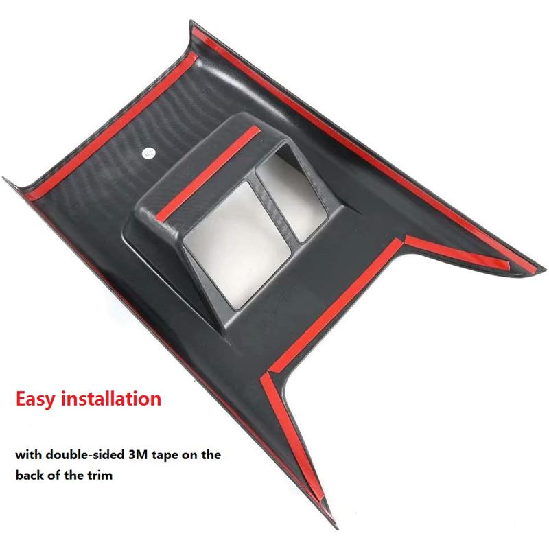 Car Rear Armrest Box Seat Air Vent Outlet Cover Trim Accessories For Mitsubishi Pajero Montero Shogun Sport -M53K