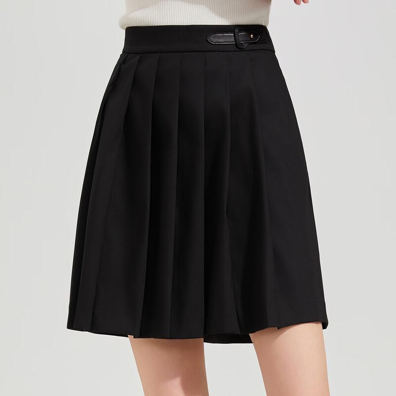 Tatu Women's High-Waist Pleated Mini Skirt