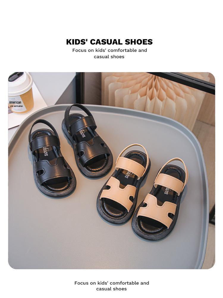 2026 Summer Korean Style Fashion Sandals: Soft-soled, Versatile Beach Shoes for Boys and Girls
