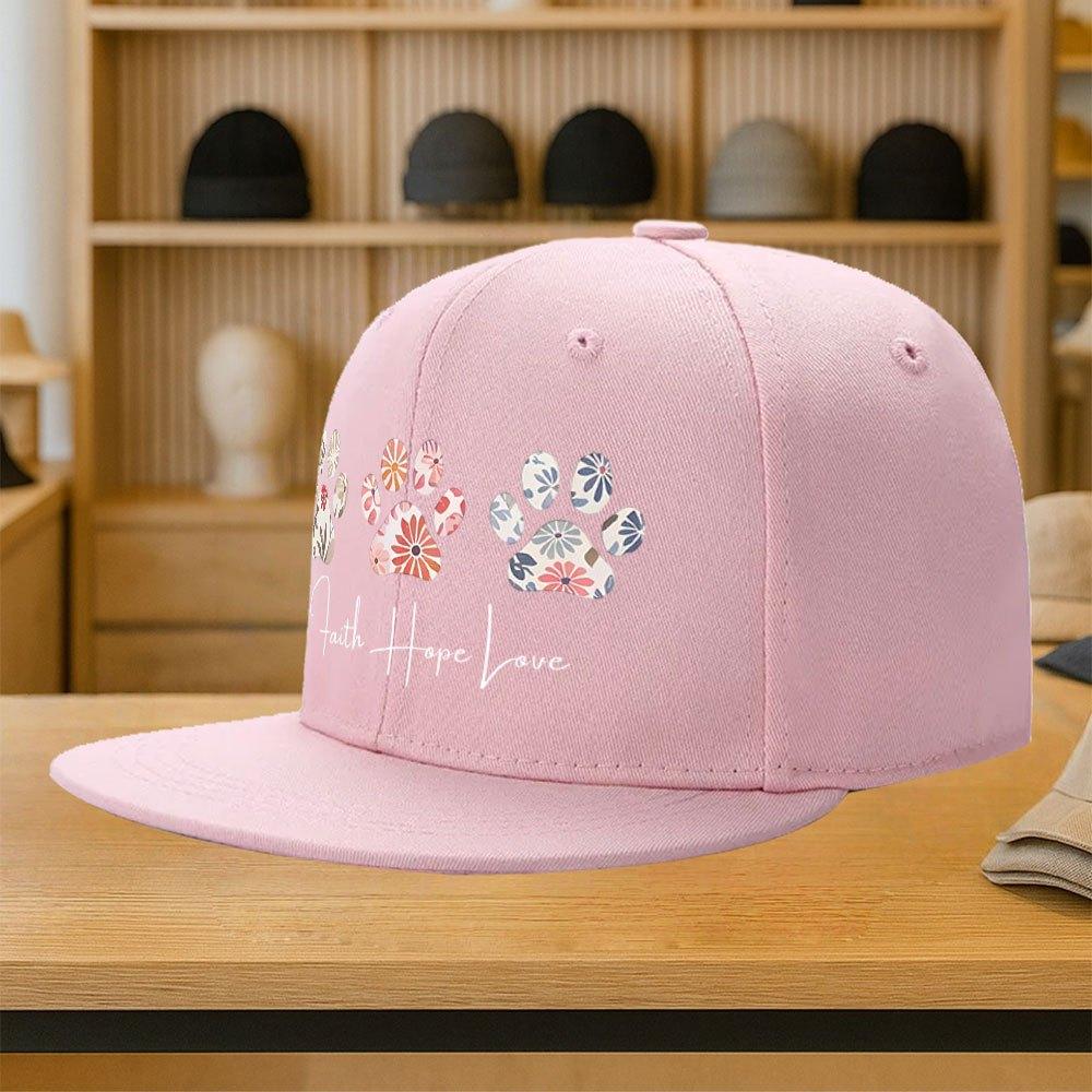 

Кепка- snapback с принтом лапки Вера Надежда Любовь , полиэстер, повседневная, регулируемая, для взрослых, унисекс One Size