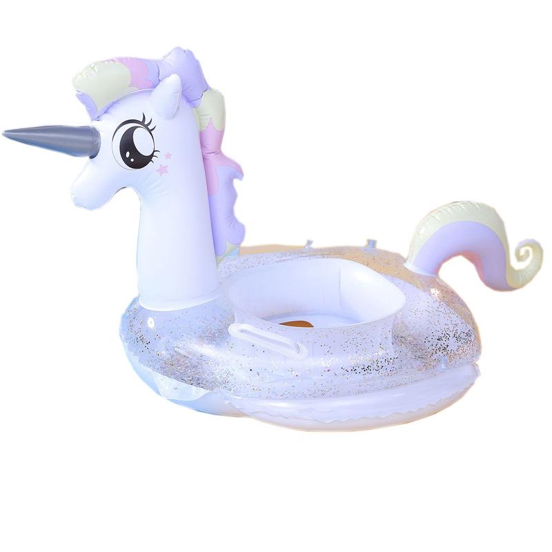 Rooxin Baby Swimming Ring Water Play Tube Pool Floats for Children Swim Circle Unicorn Flamingo Pool Inflatable Toy Summer Party St Practical Use