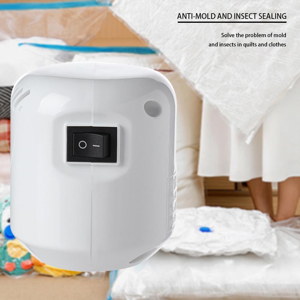 Vacuum Electric Air Pump Portable Sealer Machine Compression Bag Pump 55W Labor-saving Compression Tool for Clothes Storage Bags