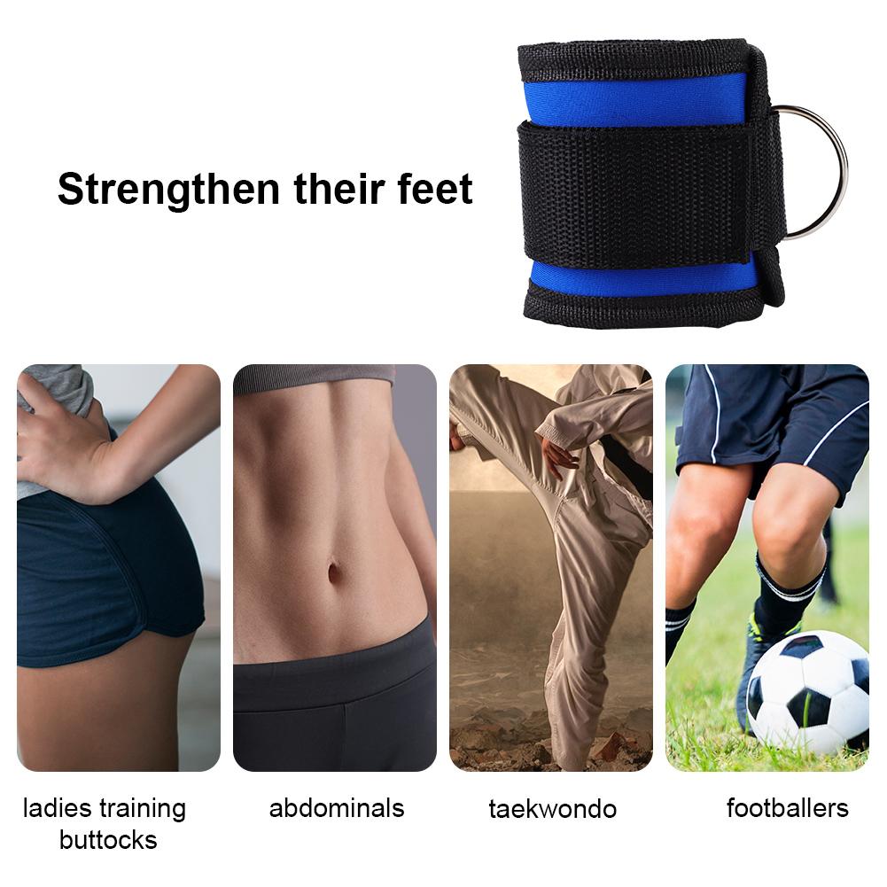 Ankle Straps Leg Strength Training Weight Bea  Power Strap Foot   For Fitness (Black)