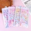 2/4Pcs Cute 3D  Embossed Stickers For Scrapbooking Craft Supplies Diy Phone Case Decoration