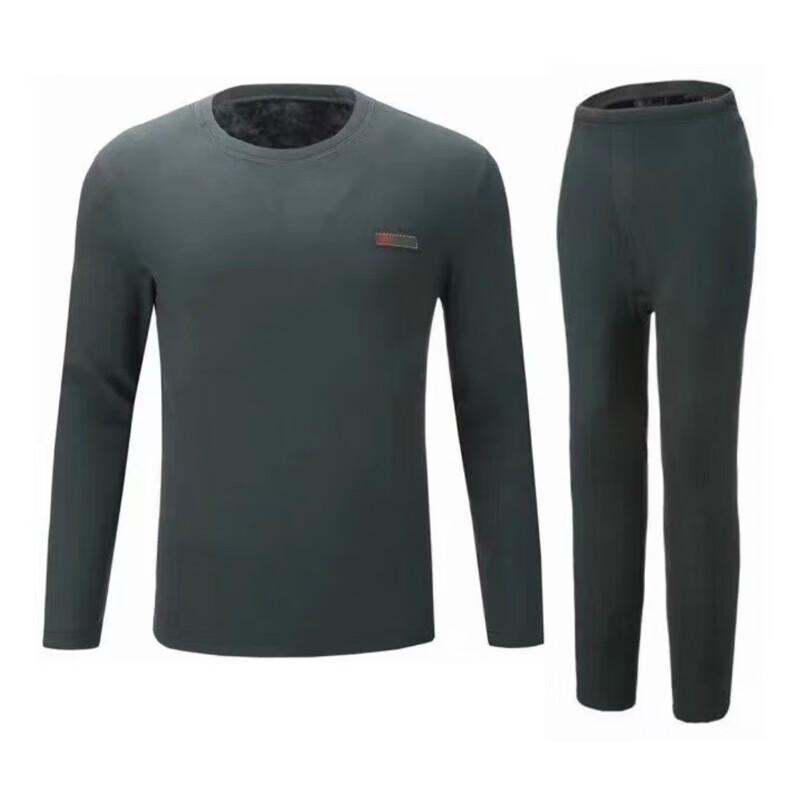 

Zushuo Men s Fleece-Lined Thermal Underwear Set XXL