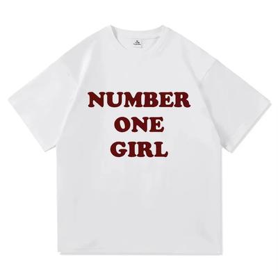 ZX TEE Korean Pop Girl Group Member Rosé T Shirt New Album Number One Girl Same Fashion Top Y2k Harajuku Women's Crew Neck Short Tops