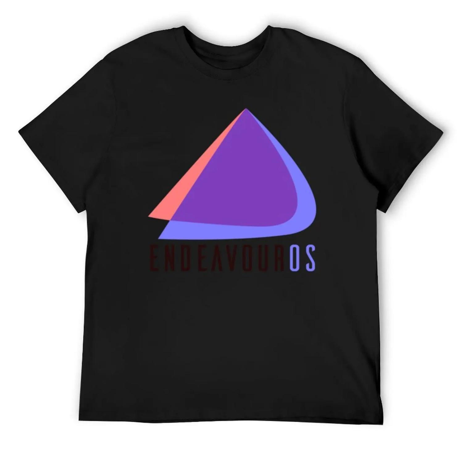 

EndeavourOS Logo Light T-Shirt graphic shirts designer shirts valentines clothes vintage t shirt men XXXXXL