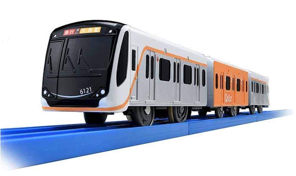 Takara Tomy Plarail Tokyu Corporation 6020 Series Q SEAT оранжевый