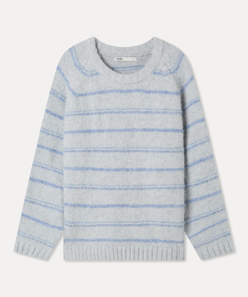 MIXXO Hairy Overfit Striped Pullover Re Kafv2Sss_Miwkag15Qs