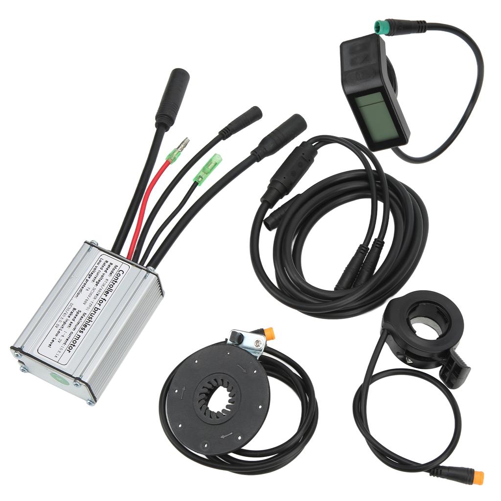Electric Bike Conversion Kit DC 36V 48V 7A DIY Bicycle Lithium Battery Modified Controller Accessories for Brushless