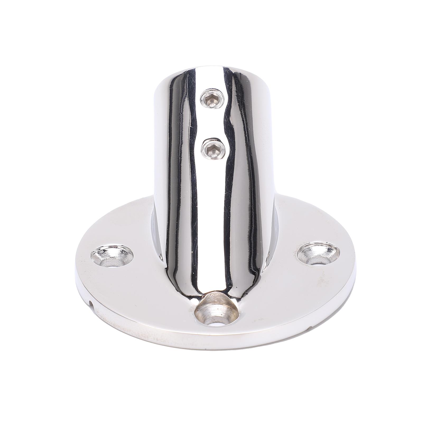 

Marine Boat Hand Rail Fittings Stainless Steel 30 Degree Pipe Round Base Handrail Accesssory