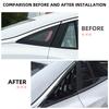 Car Rear Window Louver Spoiler Trim Decoration for MG5 2021-2024 2025 2026 Window Shutter Cover Sun Shade Protective Accessories
