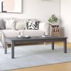 Day and Night - Day and Night Solid Gray Pine Wood Coffee Table 110x50x30 Cm