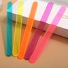 20PC Acrylic Craft Sticks Mixed Color Transparent Popsicle Sticks for DIY Homemade Ice Cream Bars, Reusable Treats Ice Pop Stick