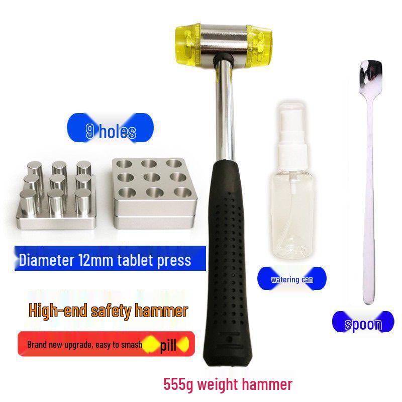 Ręczna prasa do tabletek do medycyny chińskiej i zachodniej, forma na proszek Sanqi, 10 mm