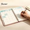 Agenda Appuntamenti A5 2027 Planner Settimanale Spiralato, Calendario Settimanale 365 Giorni con Organizer Copertina Rigida Elastico, 140 Pagine Carta Spessa