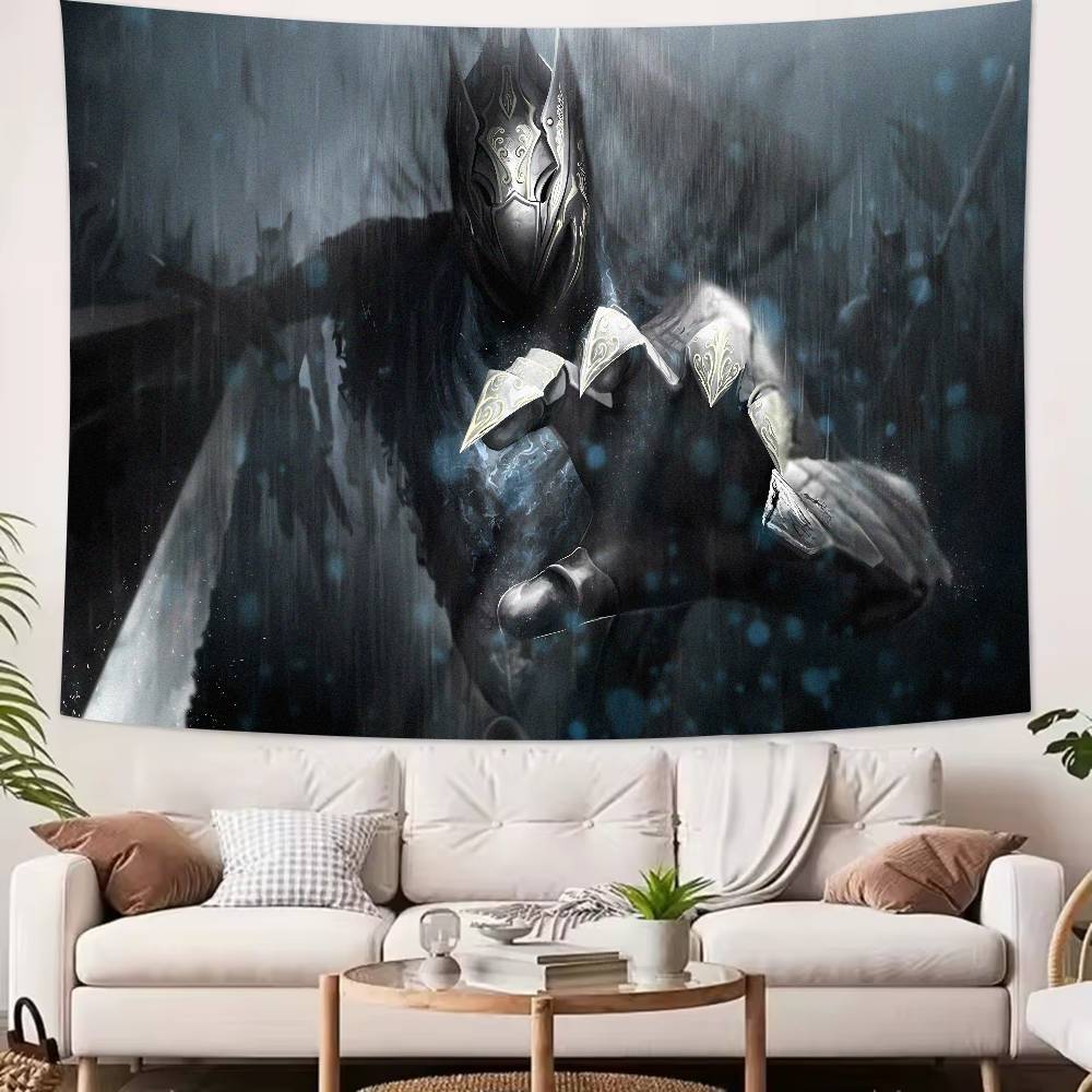 TOP Soul Like Action Game Cool Soul Dark AArtoriasS Knight the AAbysswalkerS Large Tapestry Wall Rugs Dorm Art Home Decor Wall