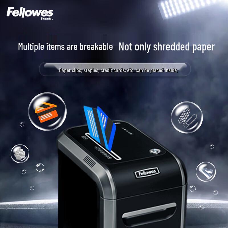 Fellowes 99MS Micro-Cut Commercial Shredder CN plug (adapter included)