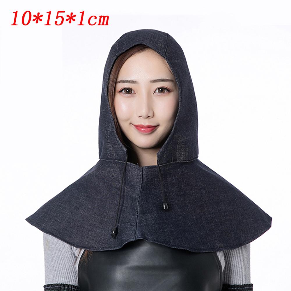 Protective Welding Hood Breathable Welding Neck Cover Flame-Retardant Protective Welding Cap Hand Tool Safety Cap