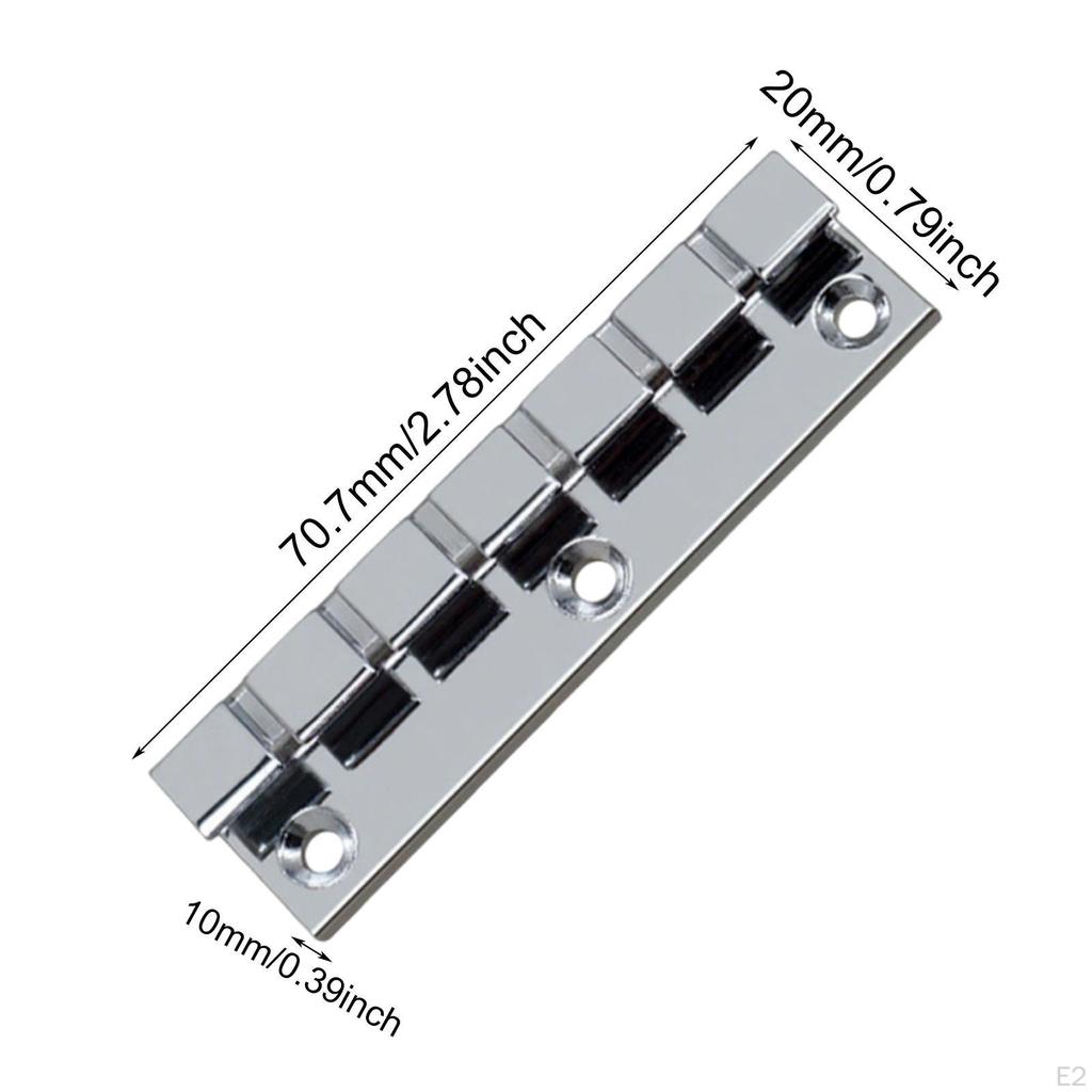 Alloy Guitar Bridge for Electric Harp Mounting Instrument Accessory String