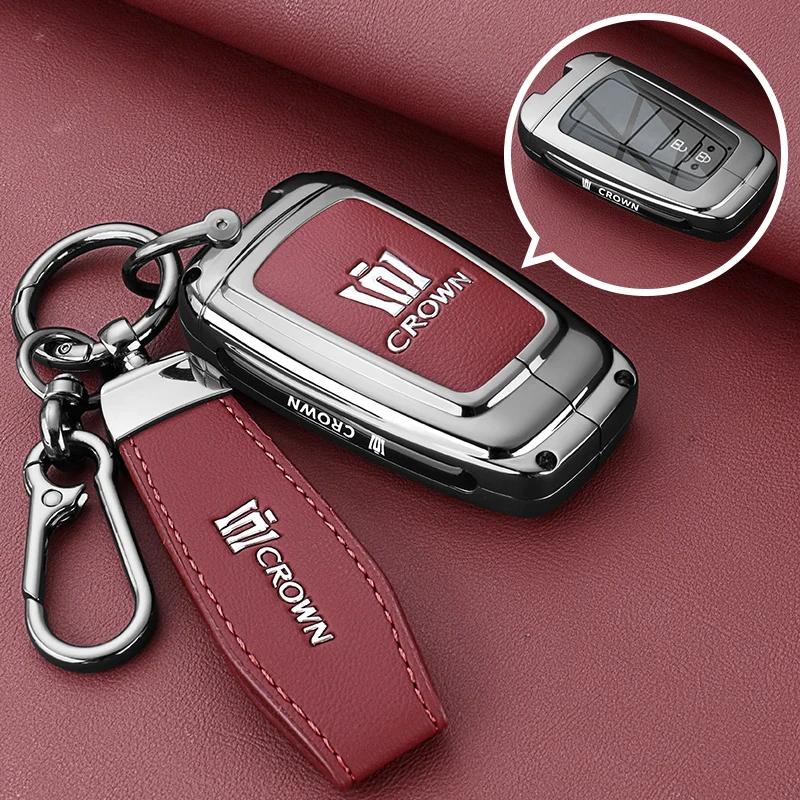 ANW1 2024 Toyota Crown Land Cruiser Key Set 14th Generation Special Product 13 Luxury Edition Automotive Parts 12 Buckle Case for Men