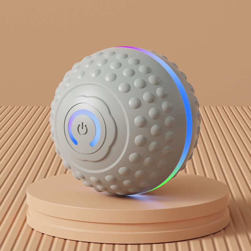 Elektrischer interaktiver Katzen-Teaser-Ball und -Stick Kätzchen-Spielzeug