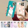Cartoon Lama Phone Case For iPhone 15 14 11 12 13 Mini Pro XS Max Cover 6 7 8 Plus X XR SE 2020 Funda Shell