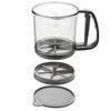 Semi-Automatic Flour Sifter Hand Press Design Transparent Food Grade Sieve for Home Baking Cake Pastry Making