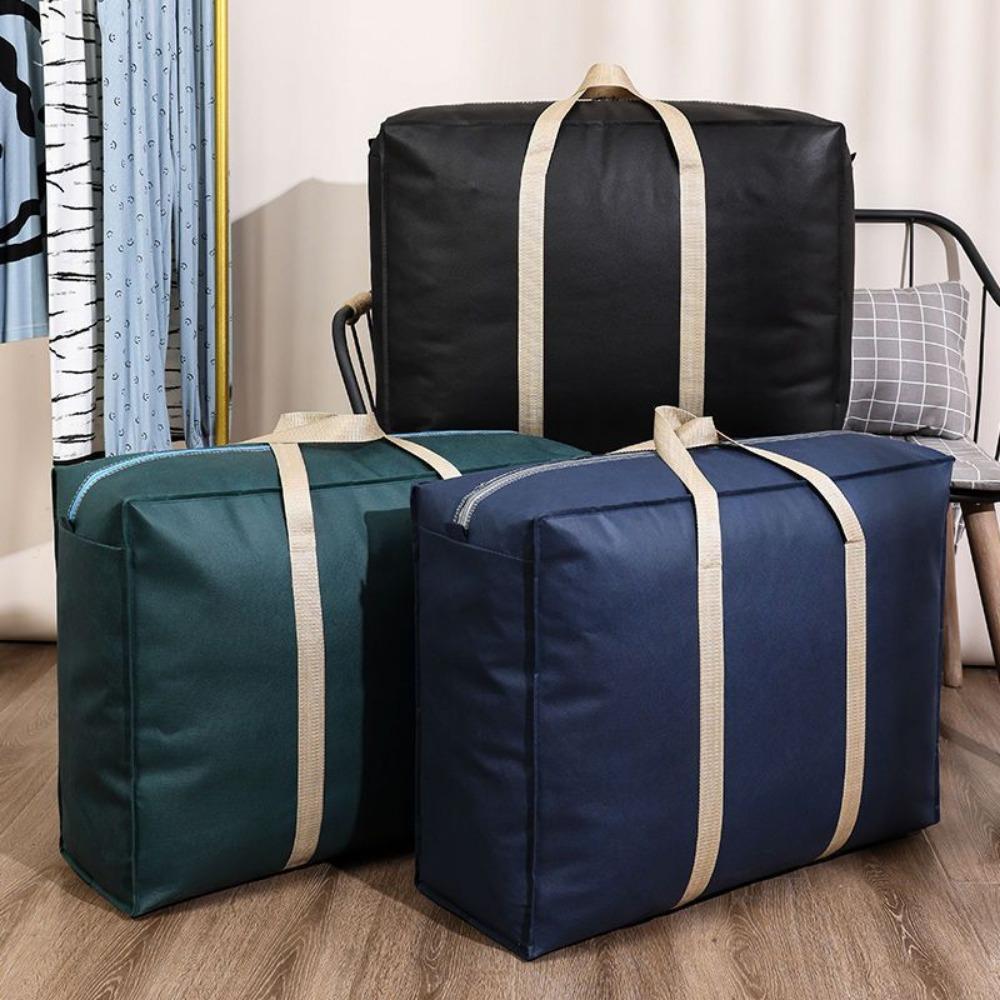 High Quality Extra Large Moving Luggage Bags 4 Sizes Black Laundry Shopping Bag Waterproof Home Storage Packing Tool