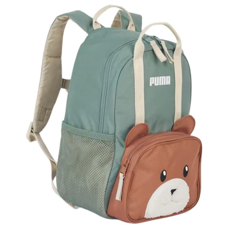 PUMA Polyester Backpack Regular Kids' Green & Brown 090401-04