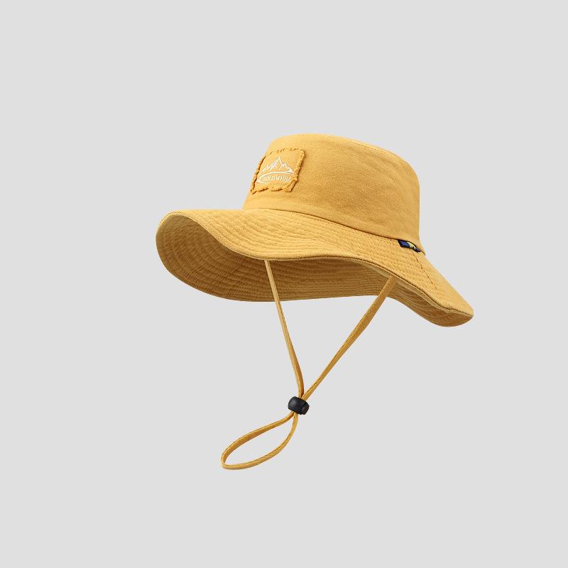 Summer Wide Large Brim Men Women Fisherman Hat Outdoor UV Protection Casual Sun Cap Hiking Fishing Climbing Safari Bucket Hats