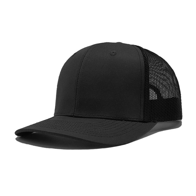 Embroidery Baseball Cap Outdoor Micro Bent Mesh Cap Hat Men's Style
