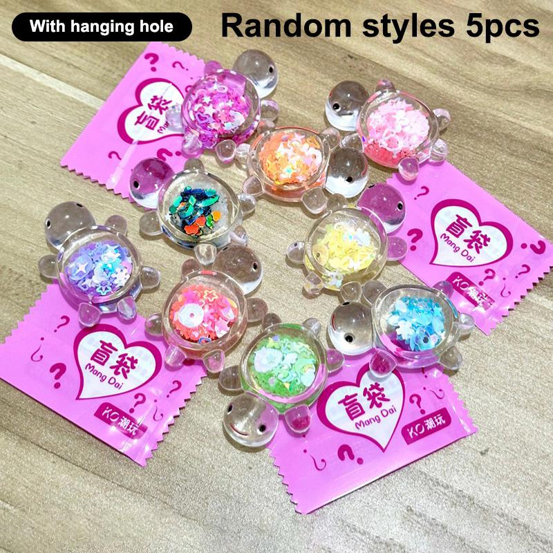 Glow In The Dark Turtle Blind Bag Colorful Turtle Decoration Miniature Ornaments For Indoor And Outdoor Home And Garden