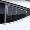 For Hyundai Elantra 2017- ABS Plastic Rear Window Quarter Louver Scoop Cover Side Vent Trim Car Adhesive Accessories
