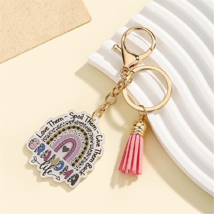 Mother's Day Pendant Keychain Backpacks Charm Key Holder Handbag Charm for Purses Backpacks Keyring Decoration