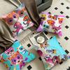 Junior Super Kitties Personalized Pillow Dust Cover Bedroom Kids Party Decoration Pillowcase Birthday Children Gift