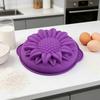 Yousheng Large Sunflower Cake Mold Silicone Birthday Cake Baking Tray Flower Shaped Non-Stick Cake Pan for Baking Loaf Muffin Brownie Cheesecake Pie