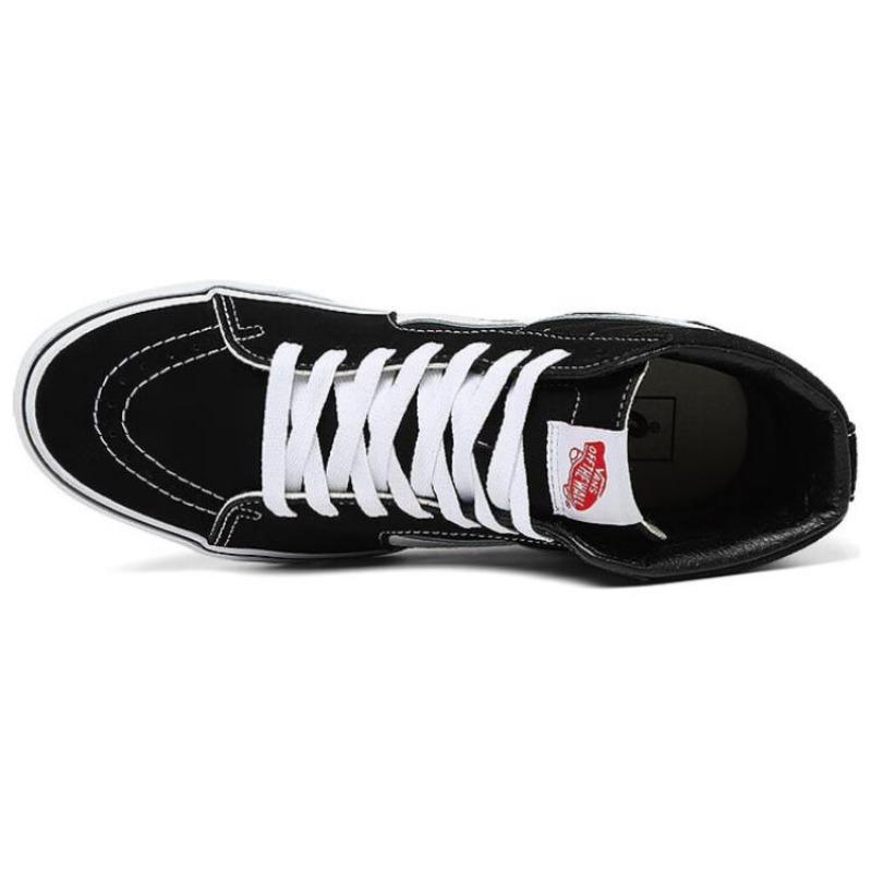 Vans Sk8-Hi Comfy unisex comfy versatile high-top skate shoes black and white VN0A3WMBVNE1